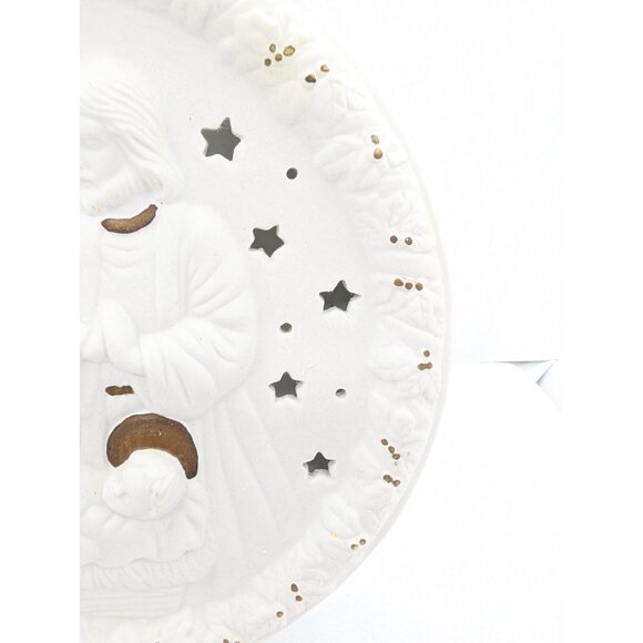 Avon Candle Holder Porcelain Nativity Votive Ceramic 8.25" - Picture 11 of 13